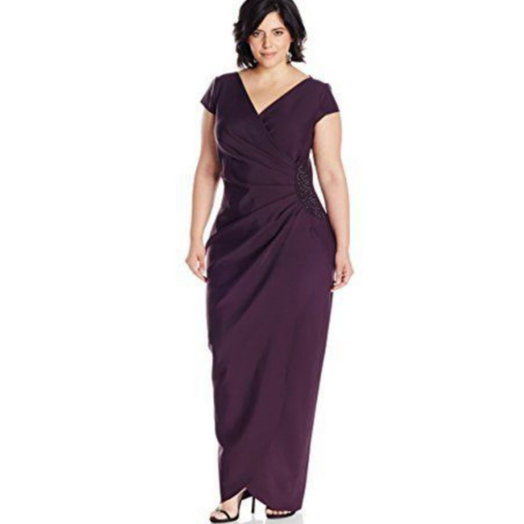 Alex Evenings Dresses & Skirts - Alex Evenings Purple Cap Sleeve Dress - 14